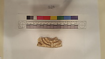 Stucco Fragment, Stucco; carved