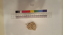 Stucco Fragment, Stucco; carved