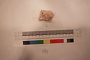 Stucco Fragment, Stucco; carved, painted