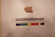 Stucco Fragment, Stucco; carved, painted