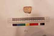 Stucco Fragment, Stucco; carved, painted
