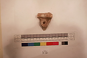 Stucco Fragment, Stucco; carved, painted