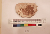 Stucco Fragment, Stucco; carved