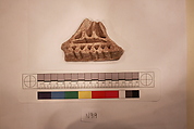 Stucco Fragment, Stucco; carved, painted