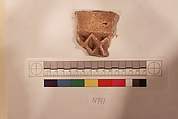 Stucco Fragment, Stucco; carved, painted