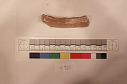 Stucco Fragment, Stucco; carved, painted