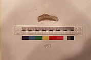 Stucco Fragment, Stucco; carved, painted
