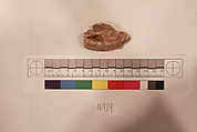 Stucco Fragment, Stucco; carved, painted