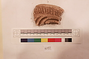 Stucco Fragment, Stucco; carved