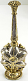 Rosewater Sprinkler (Gulab Pash), Silver; surface partially gilt