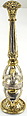 Rosewater Sprinkler (Gulab Pash), Silver; surface partially gilt