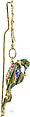 Headdress Ornament, Enamel, gold-sheet, pearls, and semi-precious stones