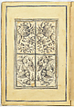 Album of Flower Paintings, Fathallah Shirazi (Iranian, active 1850s–80s), Ink on paper