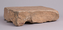 Inscribed Stele, Sandstone; incised