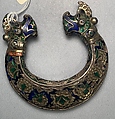 Bracelet (Kangan), Silver; gilded and enamelled