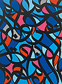 Always III, eL Seed  French, Tunisian, Acrylic on canvas