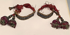 Armlet, One of a Pair, Thread/silver