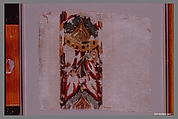 Fragment with a Lotus Band Motif, Linen, wool; tapestry weave