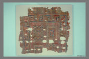 Carpet Fragment with Mosaic Floor Pattern, Wool (warp, weft and pile); symmetrically knotted pile