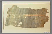 Fragment of a Tiraz Textile, Silk; plain weave, embroidered