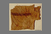Textile Fragment, Linen and silk