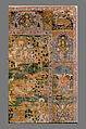 Pictorial Carpet, Silk (warp, weft, and pile), metal wrapped thread; asymmetrically knotted pile, brocaded