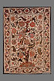 Bed Cover (Palampore), Cotton; plain weave, mordant painted and dyed, resist-dyed