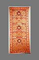 Shield Carpet, Cotton (warp, weft), wool (pile); symmetrically woven pile