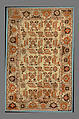 Carpet, Wool (warp, weft, and pile); symmetrically knotted pile