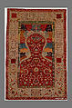 Carpet, Silk (warp and weft), wool (pile), metal wrapped thread; asymmetricaly knotted thread, brocaded