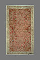 Velvet and Silk Carpet, Silk, metal wrapped thread; cut and voided velvet, brocaded