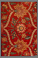 Fragments of a Carpet with Lattice and Blossom Pattern, Silk (warp and weft), pashmina wool (pile); asymmetrically knotted pile