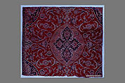 Fragment of an Ottoman Court Carpet, Wool (warp, weft, and pile); asymmetrically knotted pile