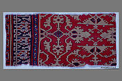 'Lotto' Carpet Fragment, Wool (warp, weft, and pile); symmetrically knotted pile