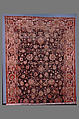 Carpet, Cotton (warp and weft), wool (pile); asymmetrically knotted pile