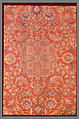 Ottoman Court Carpet, Wool (warp, weft and pile); asymmetrically knotted pile