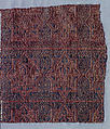 Textile Fragment from the Chasuble of San Valerius, Silk, gilt animal substrate around a silk core; taqueté
