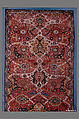 Carpet, Cotton (warp and weft), wool (weft and pile); asymmetrically knotted pile