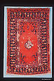 Carpet, Wool (warp, weft and pile); symmetrically knotted pile