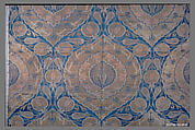 Textile Fragment, Silk, metal wrapped thread; lampas (kemha)