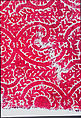 Textile Fragment, Cotton, plain weave; block-printed, mordant dyed