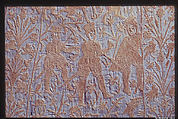 Panel from a Mantle or Apron, Cotton, tasar silk; plain weave, embroidered