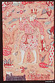 Kalamkari Rumal (Cover), Cotton; plain weave, mordant painted and dyed, resist dyed