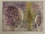 Seed Pushing, Krishna Reddy  American, born India, Etching