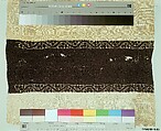 Textile Fragment, Wool, linen; plain weave, tapestry weave