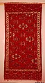 Yomut Main Carpet, Wool (warp, weft and pile); symmetrically knotted pile
