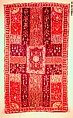 Garden Carpet, Cotton (warp and weft), wool (pile); symmetrically knotted pile