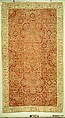 Velvet and Silk Carpet, Silk, metal wrapped thread; cut and voided velvet, brocaded