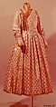 Man's Robe (Jama) with Poppies, Cotton; painted, with applied gold leaf