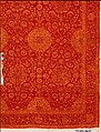 Ottoman Court Carpet, Wool (warp, weft and pile); asymmetrically knotted pile